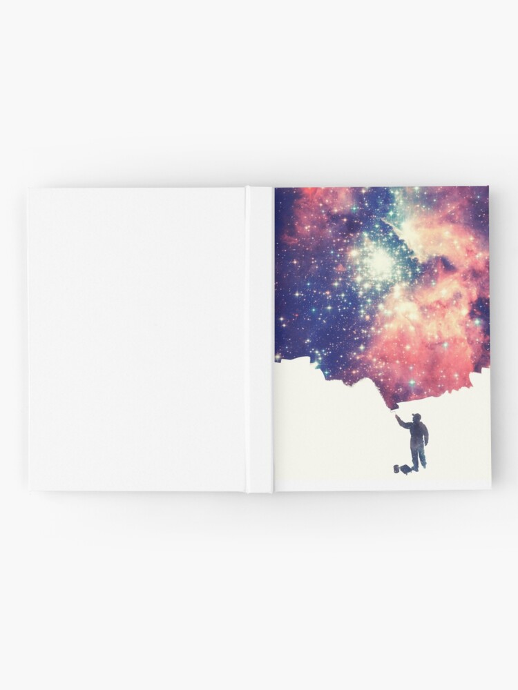 Alternate view of Painting the universe (Colorful Negative Space Art) Hardcover Journal