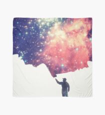 Painting the universe (Colorful Negative Space Art) Tuch