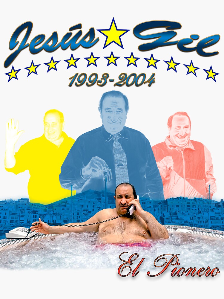 "Jesus Gil The Pioneer Historical TShirt" Sticker for Sale by