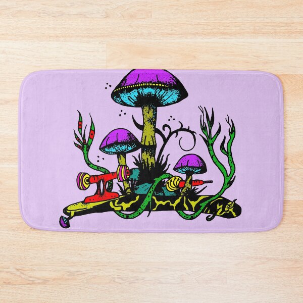 Item preview, Skate Mushroom psychedelic coguemlo skate psicodelico designed and sold by Tereza Skatera.