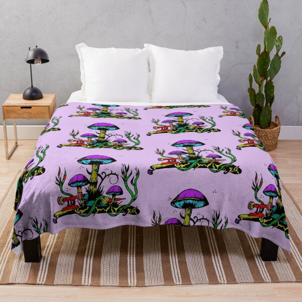 Item preview, Skate Mushroom psychedelic coguemlo skate psicodelico designed and sold by Tereza Skatera.