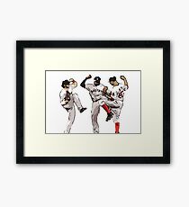 Win Dance Repeat Framed Print