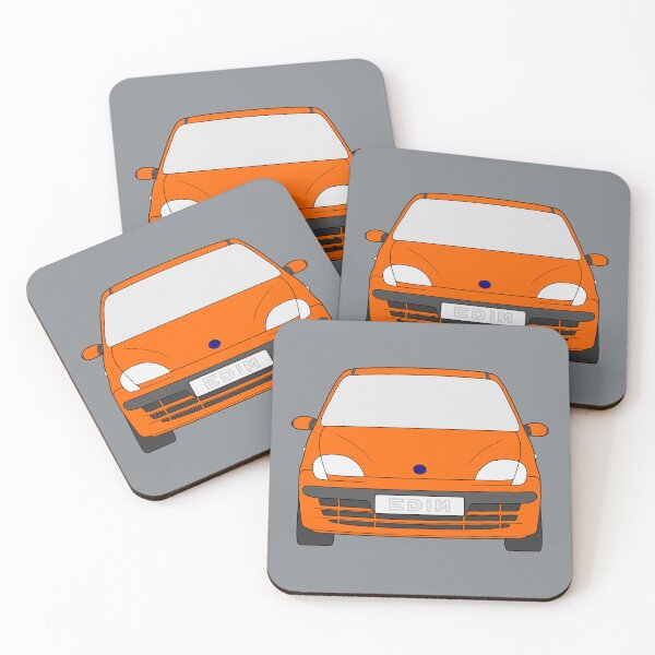 Item preview, Fiat Seicento 1997-2010 orange color designed and sold by EdimDesign.