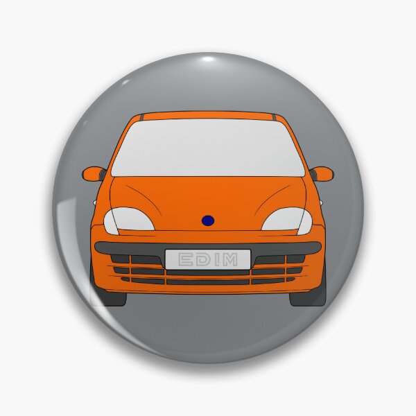 Item preview, Fiat Seicento 1997-2010 orange color designed and sold by EdimDesign.
