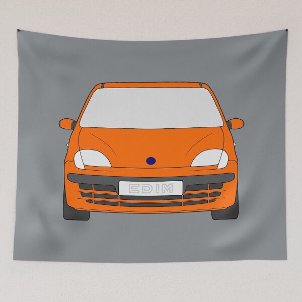 Item preview, Fiat Seicento 1997-2010 orange color designed and sold by EdimDesign.