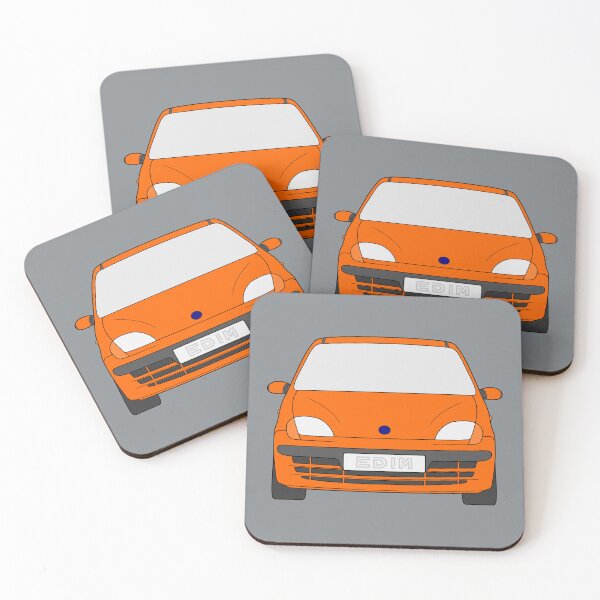Item preview, Fiat Seicento 1997-2010 orange color designed and sold by EdimDesign.