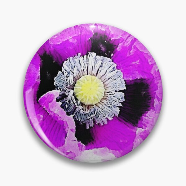 Item preview, Purple somniferum Poppy designed and sold by Floral-Art.