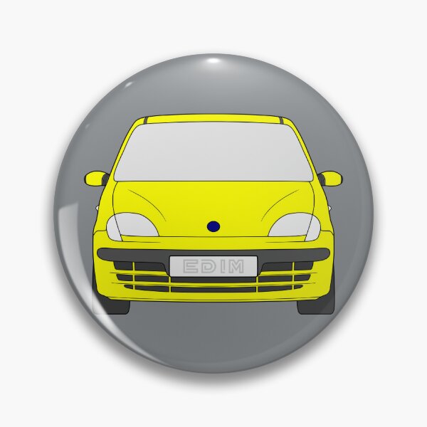 Item preview, Fiat Seicento 1997-2010 yellow color designed and sold by EdimDesign.