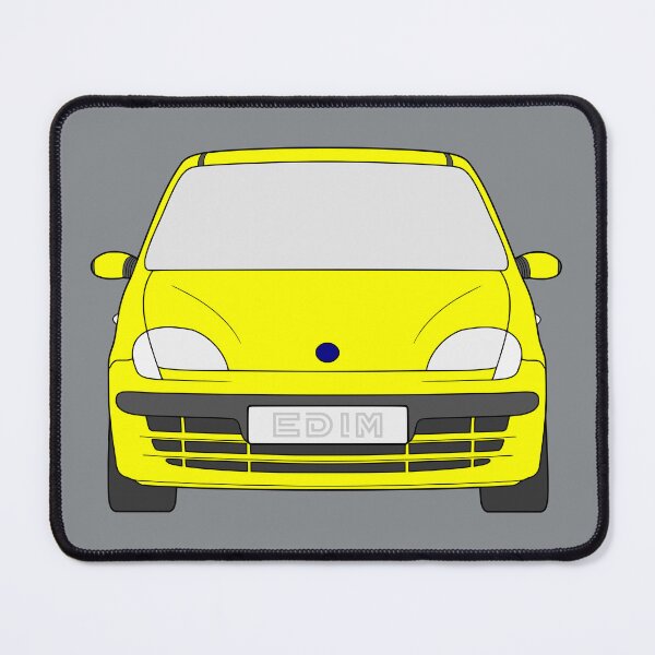 Item preview, Fiat Seicento 1997-2010 yellow color designed and sold by EdimDesign.