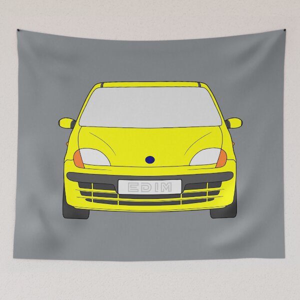Item preview, Fiat Seicento 1997-2010 yellow color designed and sold by EdimDesign.