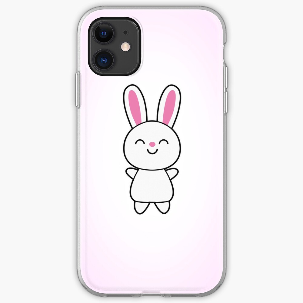 "Cute Rabbit / Bunny" iPhone Case & Cover by badbugs Redbubble