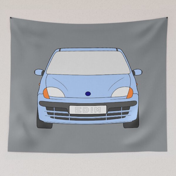 Item preview, Fiat Seicento 1997-2010 baby blue color designed and sold by EdimDesign.