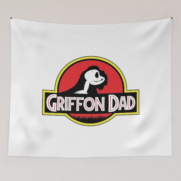 Item preview, (For Bright Background) Jurassic Brussels Griffon Dad designed and sold by More Cute Dogs.