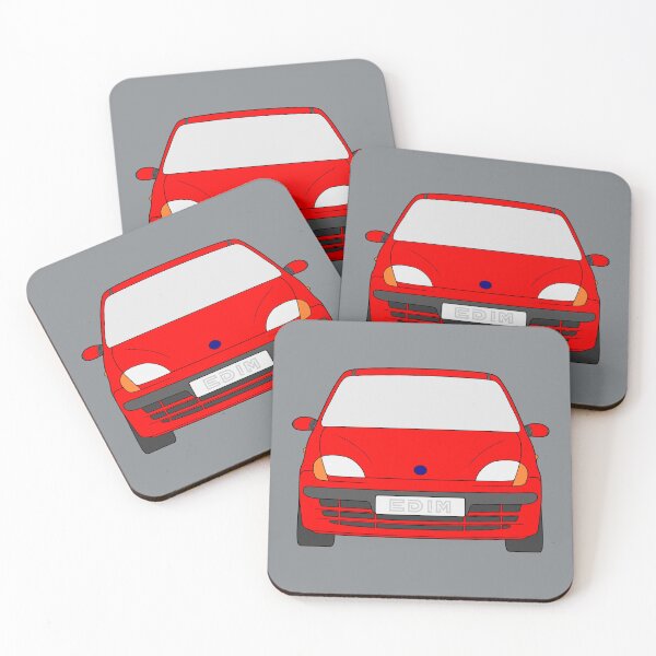 Item preview, Fiat Seicento 1997-2010 red color designed and sold by EdimDesign.