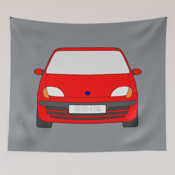 Item preview, Fiat Seicento 1997-2010 red color designed and sold by EdimDesign.