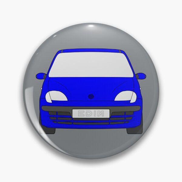 Item preview, Fiat Seicento 1997-2010 blue color designed and sold by EdimDesign.