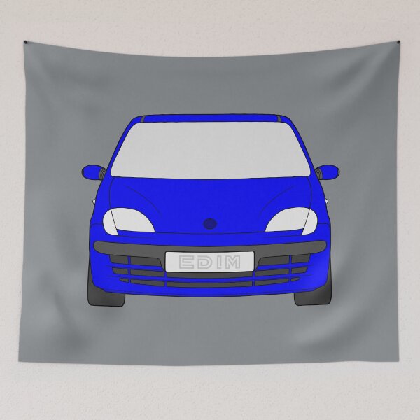 Item preview, Fiat Seicento 1997-2010 blue color designed and sold by EdimDesign.