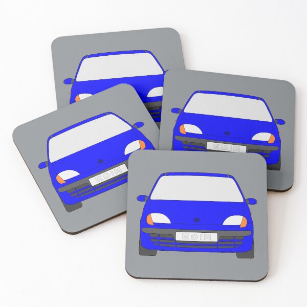 Item preview, Fiat Seicento 1997-2010 blue color designed and sold by EdimDesign.