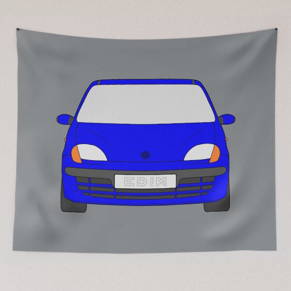 Item preview, Fiat Seicento 1997-2010 blue color designed and sold by EdimDesign.