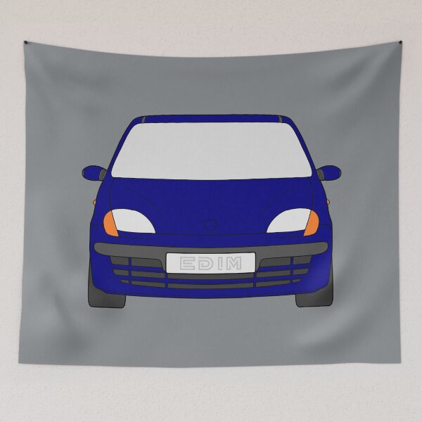 Item preview, Fiat Seicento 1997-2010 dark blue color designed and sold by EdimDesign.