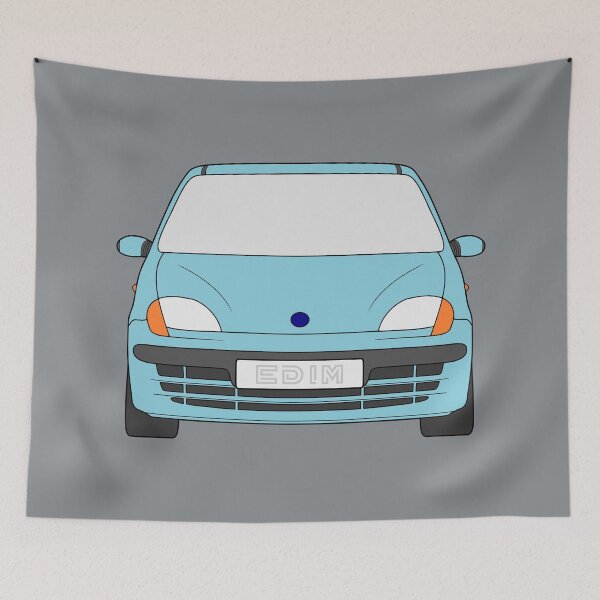 Item preview, Fiat Seicento 1997-2010 toothpaste blue color designed and sold by EdimDesign.