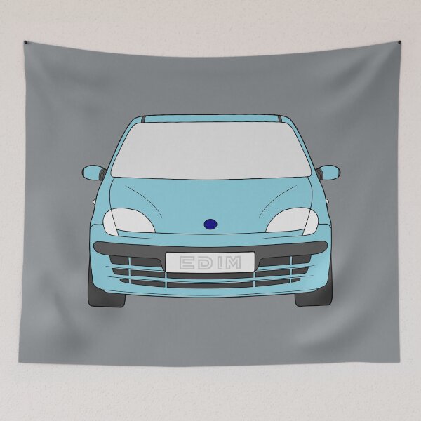 Item preview, Fiat Seicento 1997-2010 toothpaste blue color designed and sold by EdimDesign.