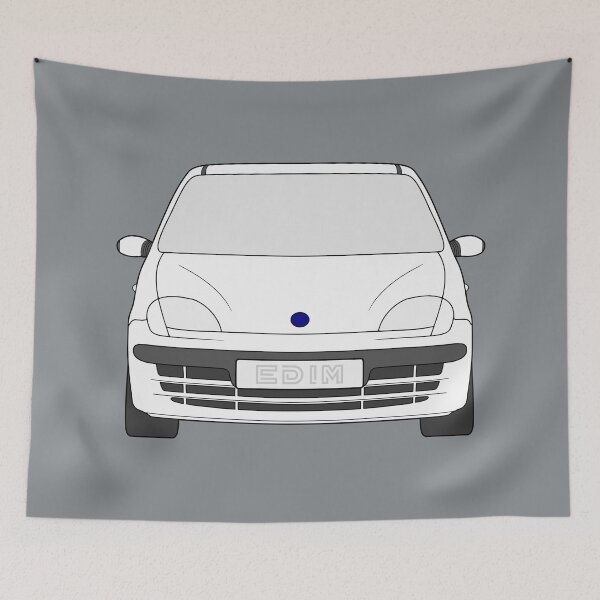 Item preview, Fiat Seicento 1997-2010 white color designed and sold by EdimDesign.