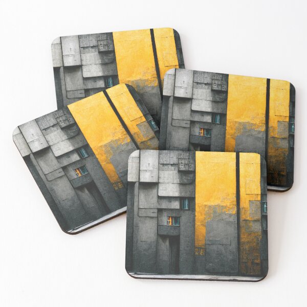 Item preview, A futuristic surreal housing estate CG painting designed and sold by SeriMurata.