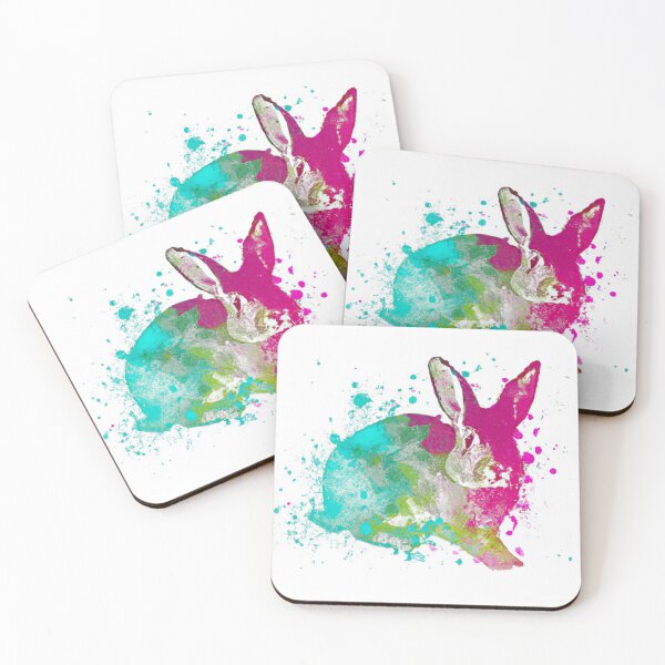Item preview, Watercolor Bunny Art designed and sold by jAIke-AInder.
