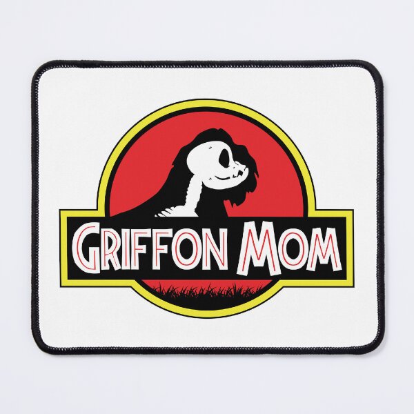 Item preview, (For Bright Background) Jurassic Brussels Griffon Mom designed and sold by More Cute Dogs.