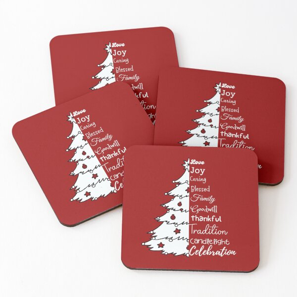Item preview, Christmas Tree Christmas Words designed and sold by WanderTravels.