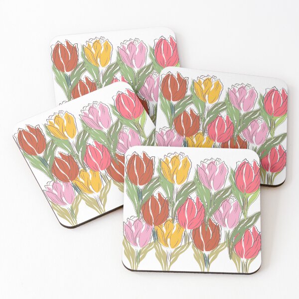 Item preview, Colourful flower pattern,pink,red designed and sold by Lessonsprint.