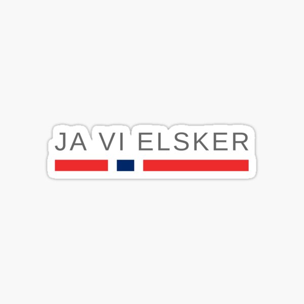 Item preview, Ja vi elsker - Norway designed and sold by tshirtsnorway.
