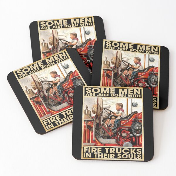 Item preview, Some Men Are Just Born With Fire Trucks In Their Souls designed and sold by vadenhannige46.