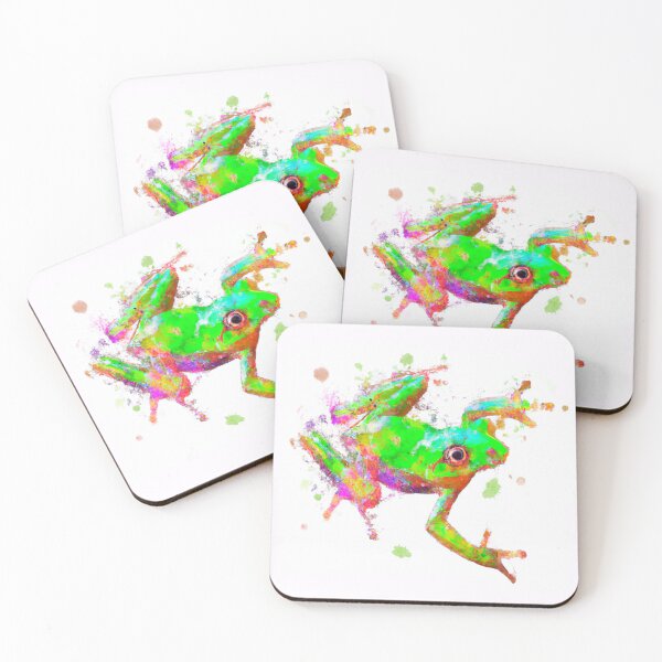 Item preview, Watercolor Frog Art designed and sold by jAIke-AInder.
