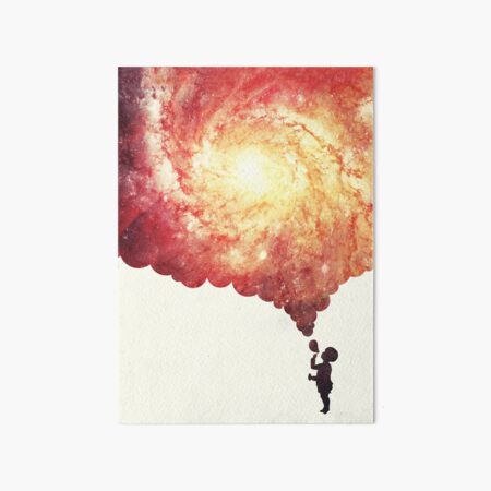 The universe in a soap-bubble! Art Board Print