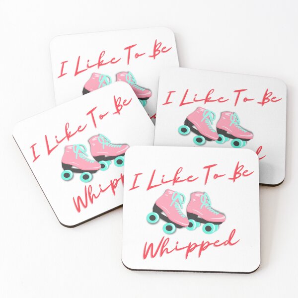 Item preview, Roller Derby: I Like to be Whipped, Rollerskating Cute Saying designed and sold by babywearingmom.