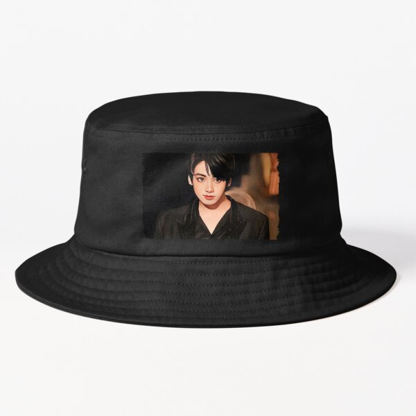 Black bucket hat sales jungkook