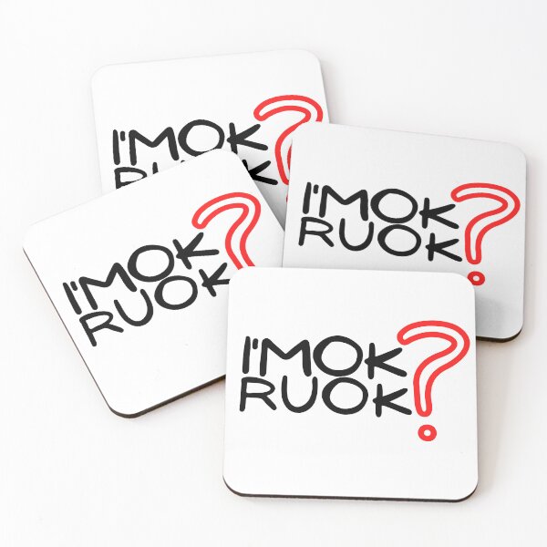 Item preview, Fun Message - IMOK RUOK? designed and sold by TenbrinkDesigns.