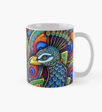 Bunter Paisley-Pfau-Vogel Tasse