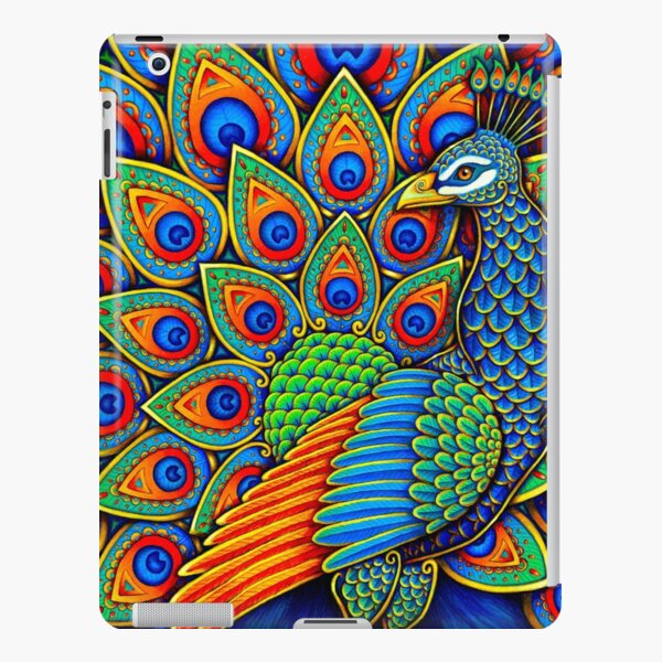 Colorful Paisley Peacock Rainbow Bird iPad Snap Case
