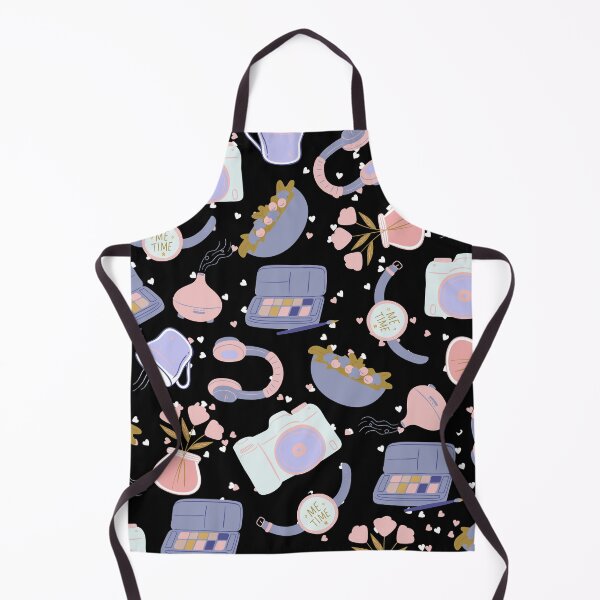 Item preview, Me Time - Relaxation Pattern Just for You (blue-pink-black) designed and sold by Dorina Larsdotter.