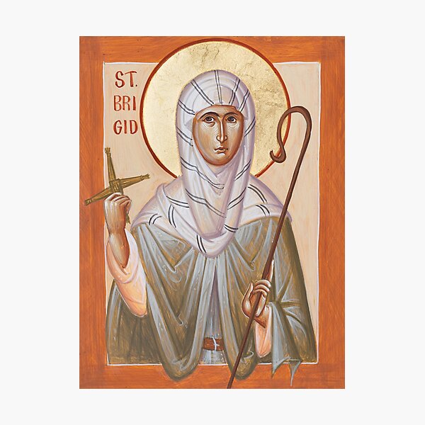 Item preview, St Brigid of Kildare designed and sold by ikonographics.