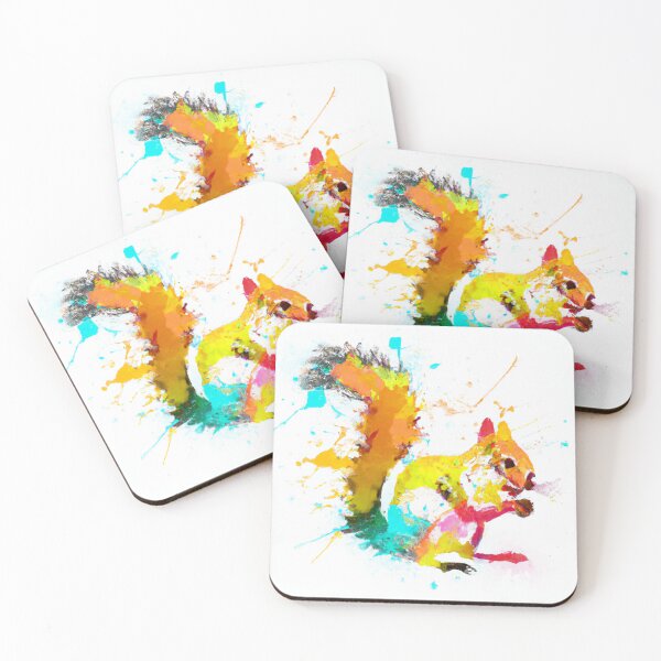 Item preview, Squirrel Watercolor Art designed and sold by jAIke-AInder.