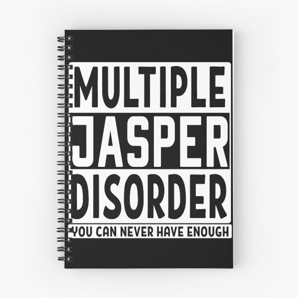 Item preview, Multiple jasper disorder you can never have enough gemstones mineral rock collector gift designed and sold by MetalicBabe.