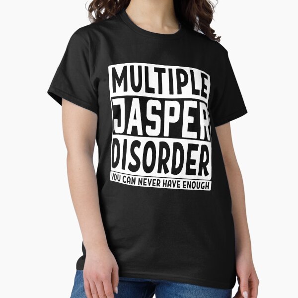 Item preview, Multiple jasper disorder you can never have enough gemstones mineral rock collector gift designed and sold by MetalicBabe.