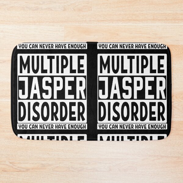 Item preview, Multiple jasper disorder you can never have enough gemstones mineral rock collector gift designed and sold by MetalicBabe.