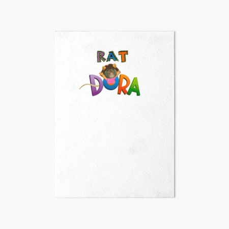 Rat Dora Art Board Print for Sale by PlanetGab