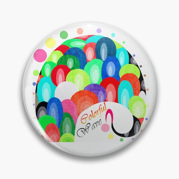 Item preview, Colorful wave  designed and sold by Shirley cute art .