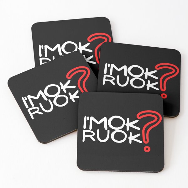 Item preview, Fun Message - IMOK RUOK? designed and sold by TenbrinkDesigns.